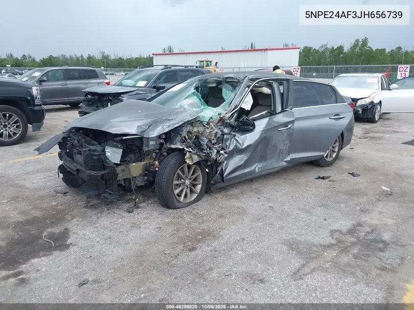 2018 HYUNDAI SONATA VIN 5NPE24AF3JH656739 — фото 2