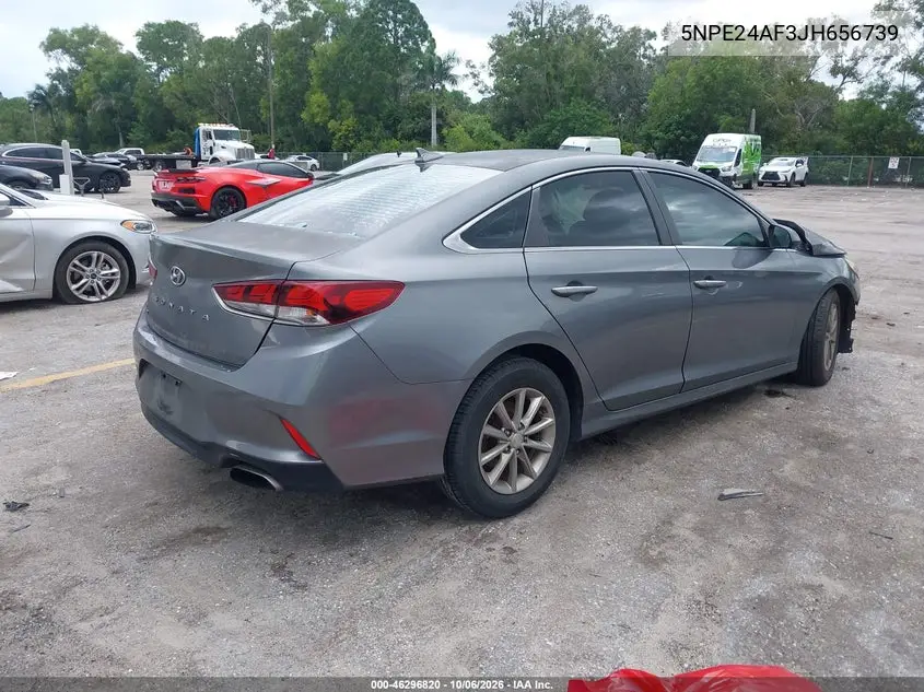 2018 HYUNDAI SONATA VIN 5NPE24AF3JH656739 — фото 4