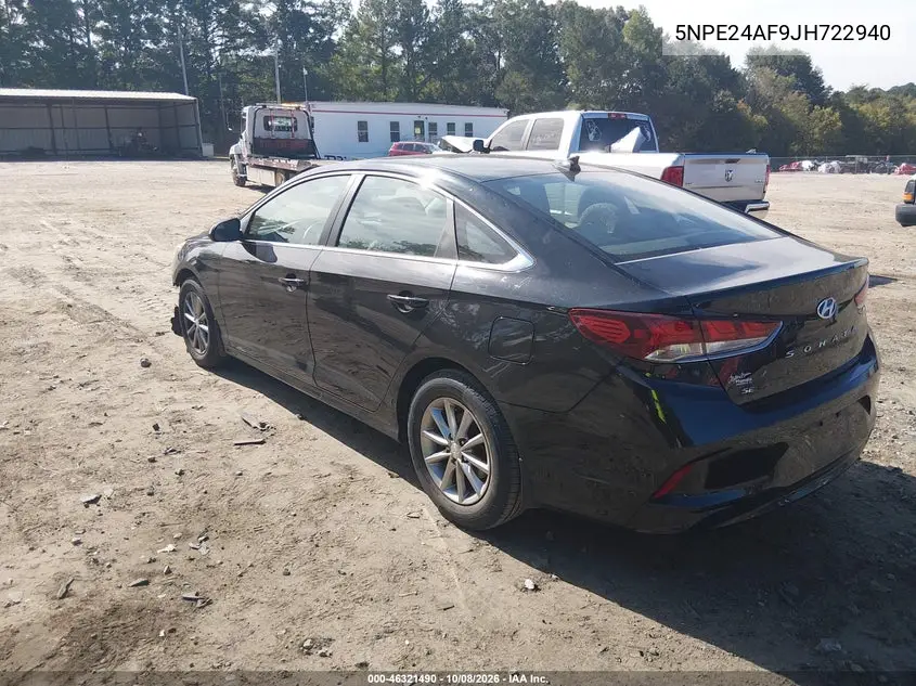 2018 HYUNDAI SONATA VIN 5NPE24AF9JH722940 — фото 3