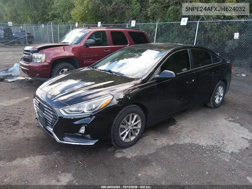 2018 HYUNDAI SONATA VIN 5NPE24AFXJH624032 — фото 2