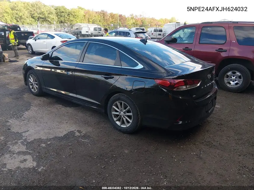 2018 HYUNDAI SONATA VIN 5NPE24AFXJH624032 — фото 3