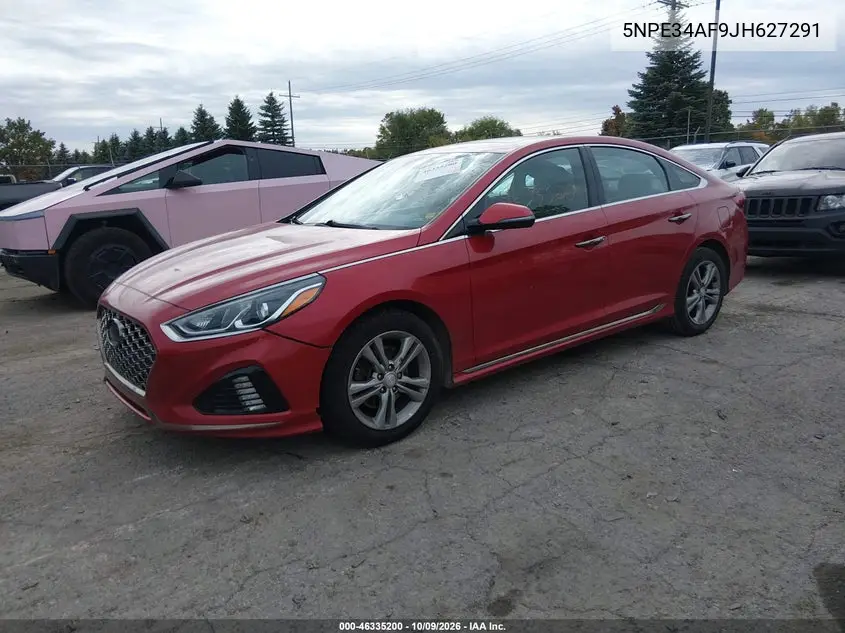 2018 HYUNDAI SONATA VIN 5NPE34AF9JH627291 — фото 2