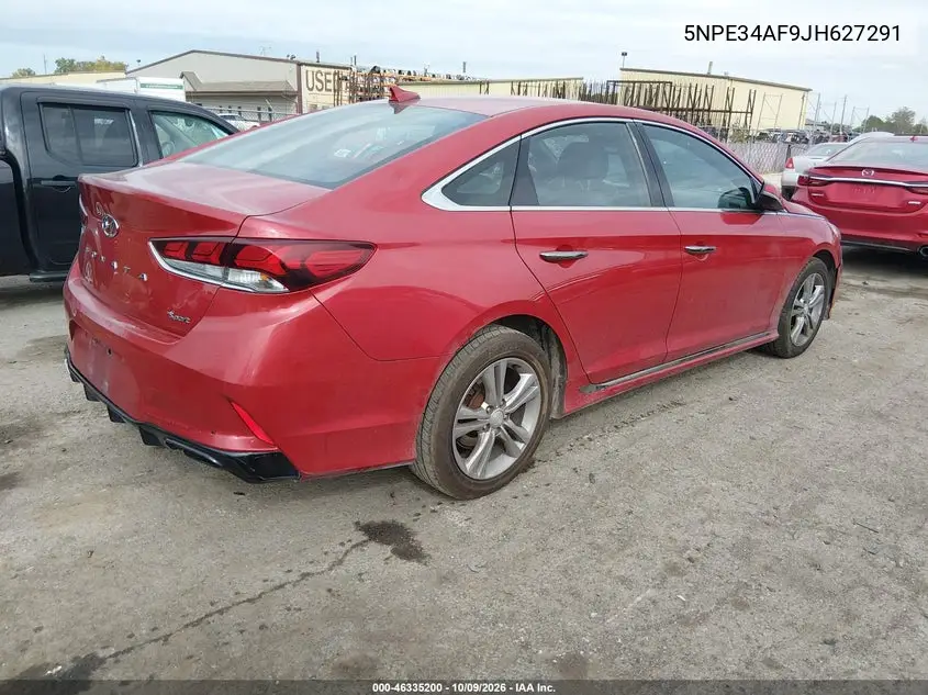 2018 HYUNDAI SONATA VIN 5NPE34AF9JH627291 — фото 4