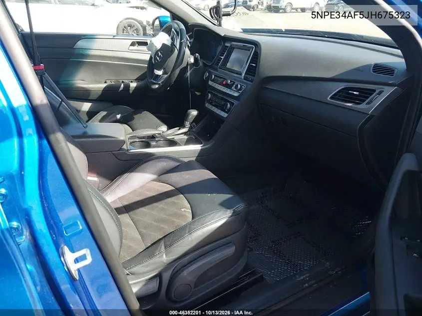 2018 HYUNDAI SONATA VIN 5NPE34AF5JH675323 — фото 5