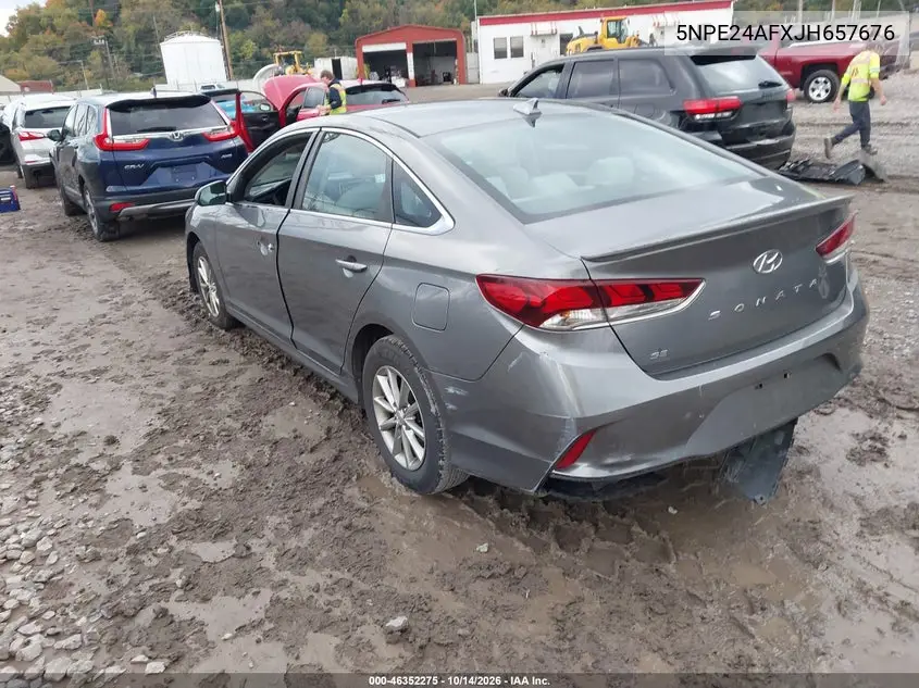 2018 HYUNDAI SONATA VIN 5NPE24AFXJH657676 — фото 3