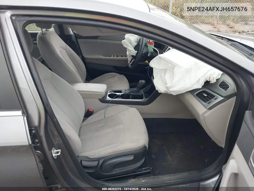 2018 HYUNDAI SONATA VIN 5NPE24AFXJH657676 — фото 5