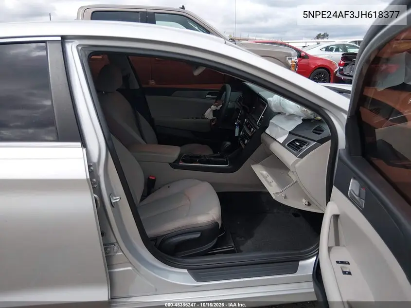 2018 HYUNDAI SONATA VIN 5NPE24AF3JH618377 — фото 5