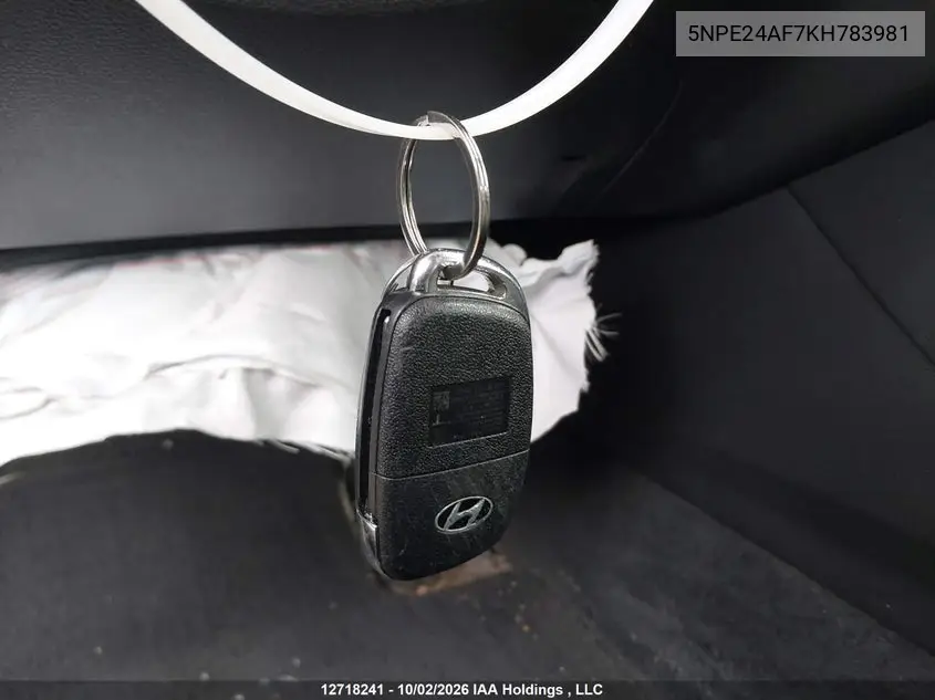 2019 HYUNDAI SONATA VIN 5NPE24AF7KH783981 — фото 11