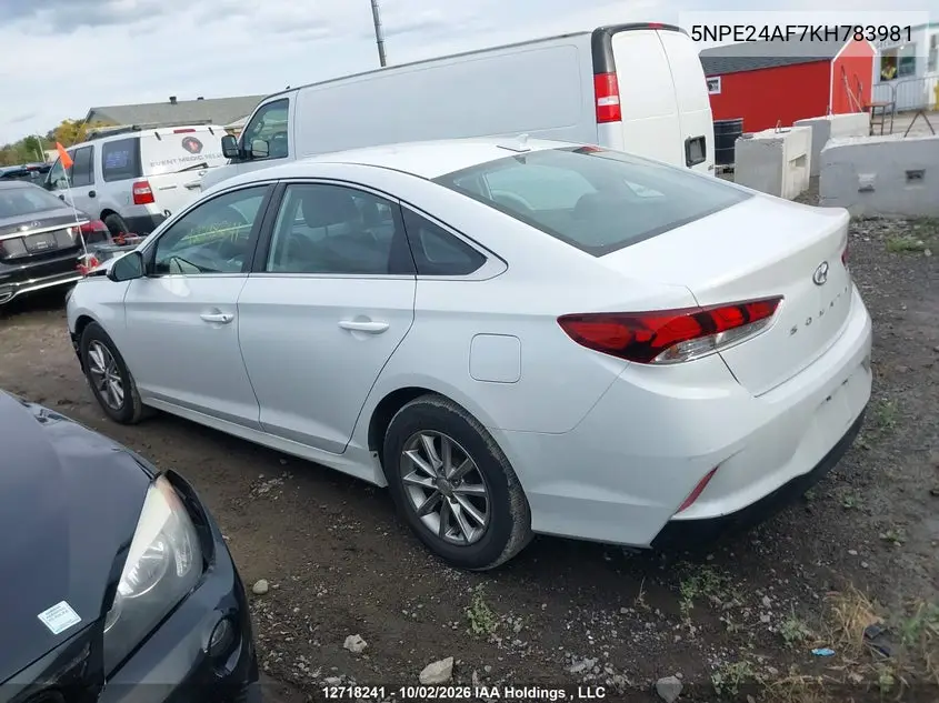 2019 HYUNDAI SONATA VIN 5NPE24AF7KH783981 — фото 14