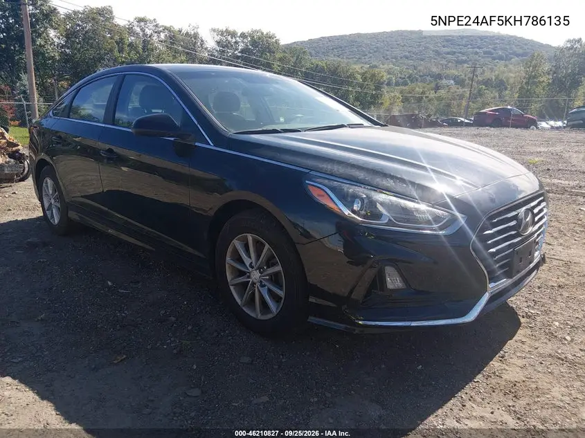 HYUNDAI SONATA 2019, VIN 5NPE24AF5KH786135