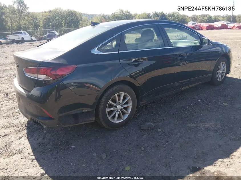 2019 HYUNDAI SONATA VIN 5NPE24AF5KH786135 — фото 4