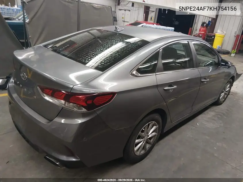 2019 HYUNDAI SONATA VIN 5NPE24AF7KH754156 — фото 4