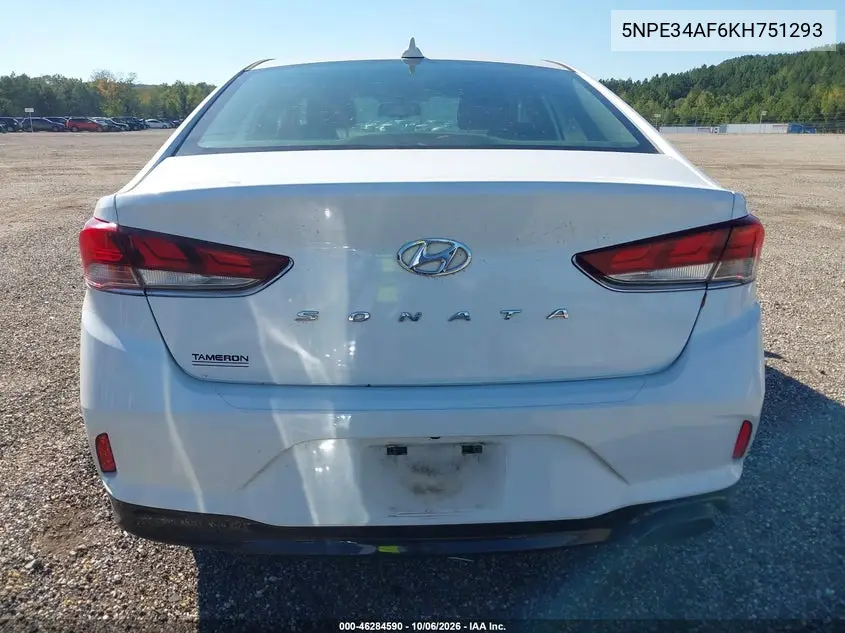 2019 HYUNDAI SONATA VIN 5NPE34AF6KH751293 — фото 16