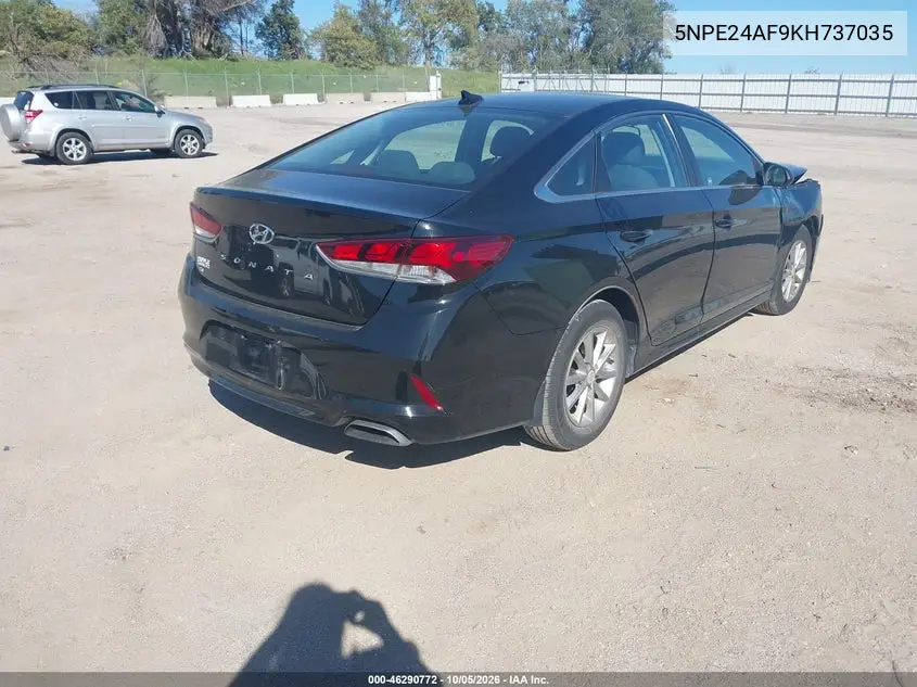 2019 HYUNDAI SONATA VIN 5NPE24AF9KH737035 — фото 4