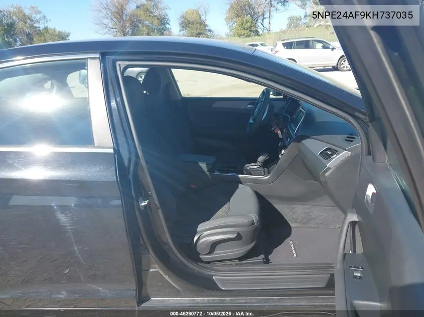 2019 HYUNDAI SONATA VIN 5NPE24AF9KH737035 — фото 5
