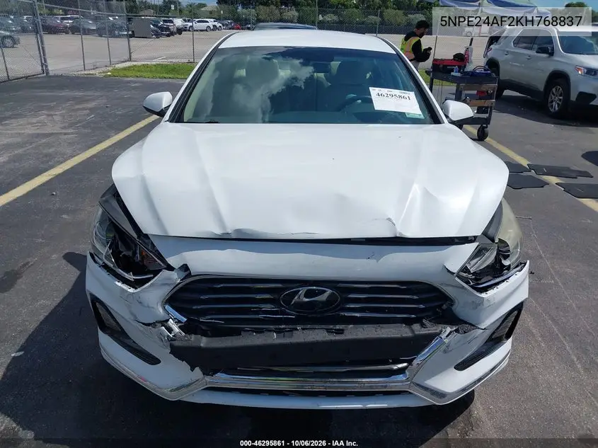 2019 HYUNDAI SONATA VIN 5NPE24AF2KH768837 — фото 12
