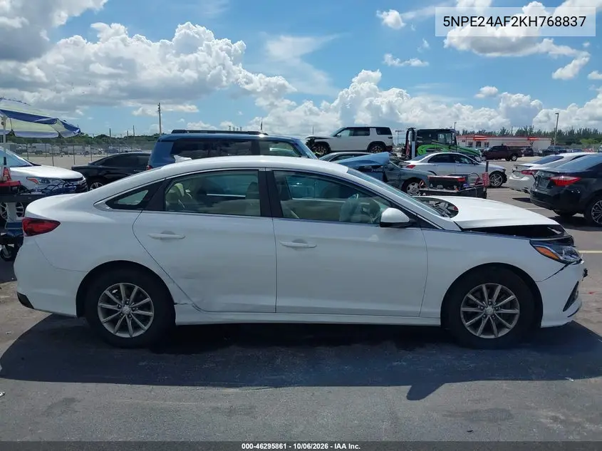 2019 HYUNDAI SONATA VIN 5NPE24AF2KH768837 — фото 13