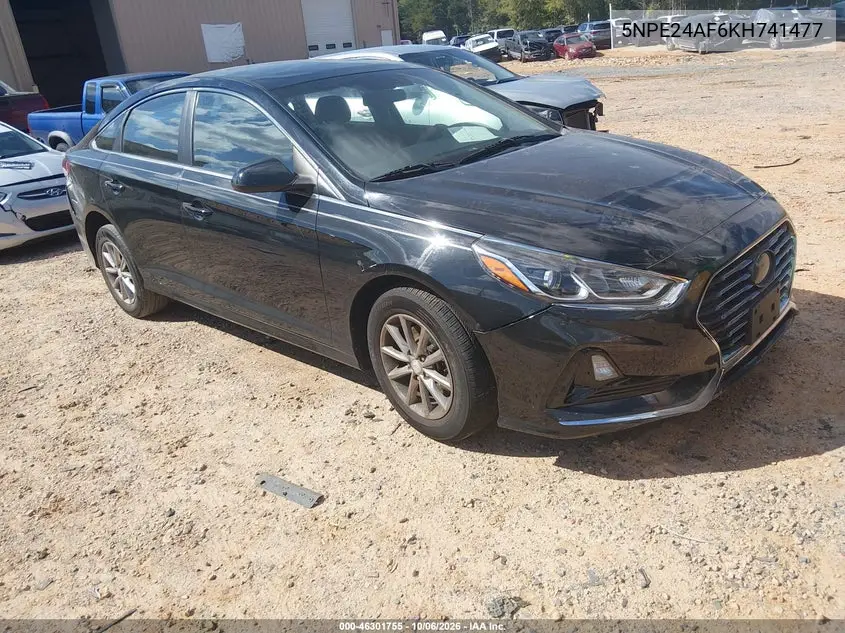 HYUNDAI SONATA 2019, VIN 5NPE24AF6KH741477