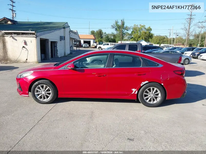2019 HYUNDAI SONATA VIN 5NPE24AF1KH777366 — фото 14
