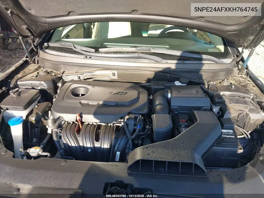 2019 HYUNDAI SONATA VIN 5NPE24AFXKH764745 — фото 10