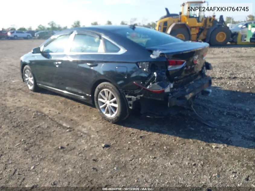 2019 HYUNDAI SONATA VIN 5NPE24AFXKH764745 — фото 3