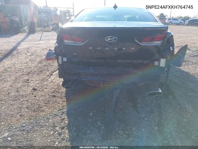 2019 HYUNDAI SONATA VIN 5NPE24AFXKH764745 — фото 6