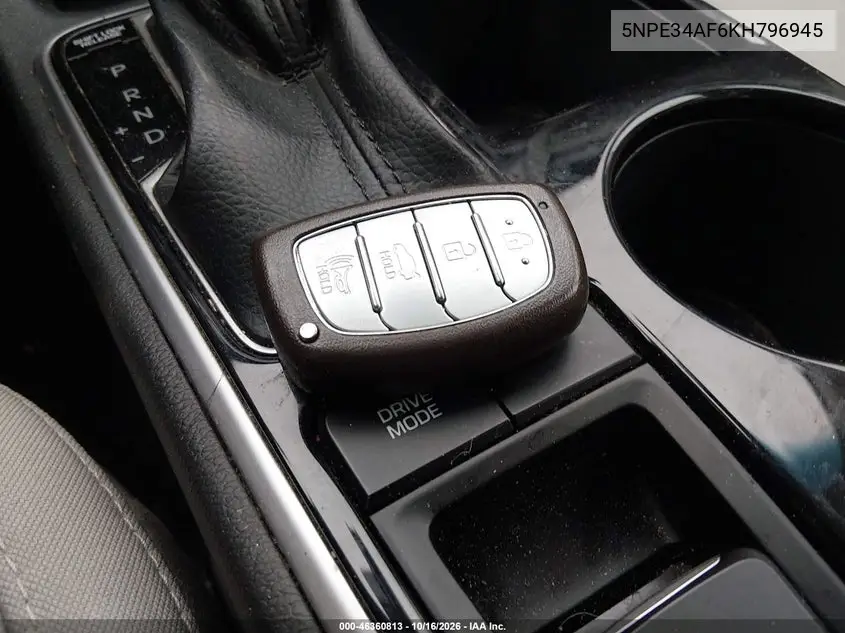 2019 HYUNDAI SONATA VIN 5NPE34AF6KH796945 — фото 11