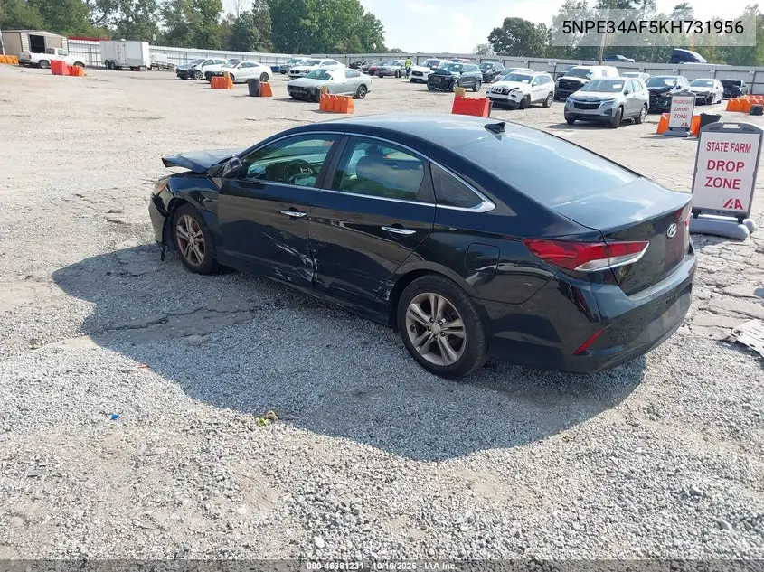 2019 HYUNDAI SONATA VIN 5NPE34AF5KH731956 — фото 3