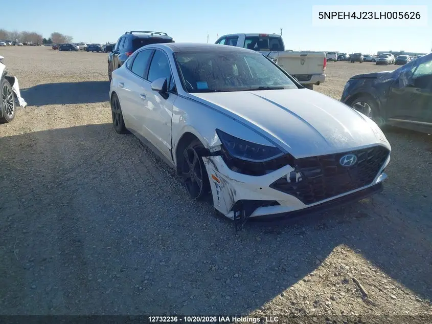 HYUNDAI SONATA 2020, VIN 5NPEH4J23LH005626