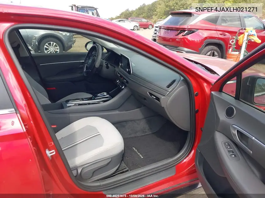 2020 HYUNDAI SONATA VIN 5NPEF4JAXLH021271 — фото 5