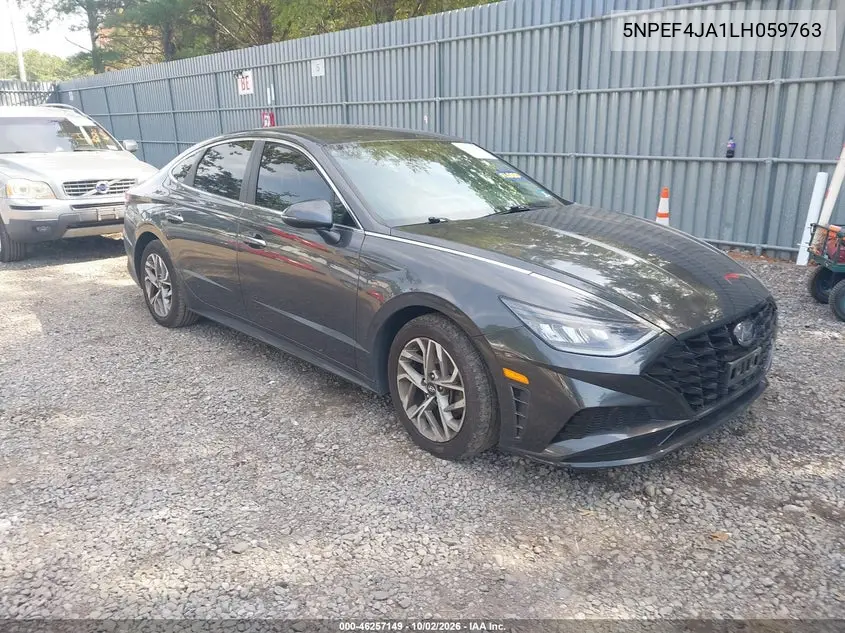 HYUNDAI SONATA 2020, VIN 5NPEF4JA1LH059763