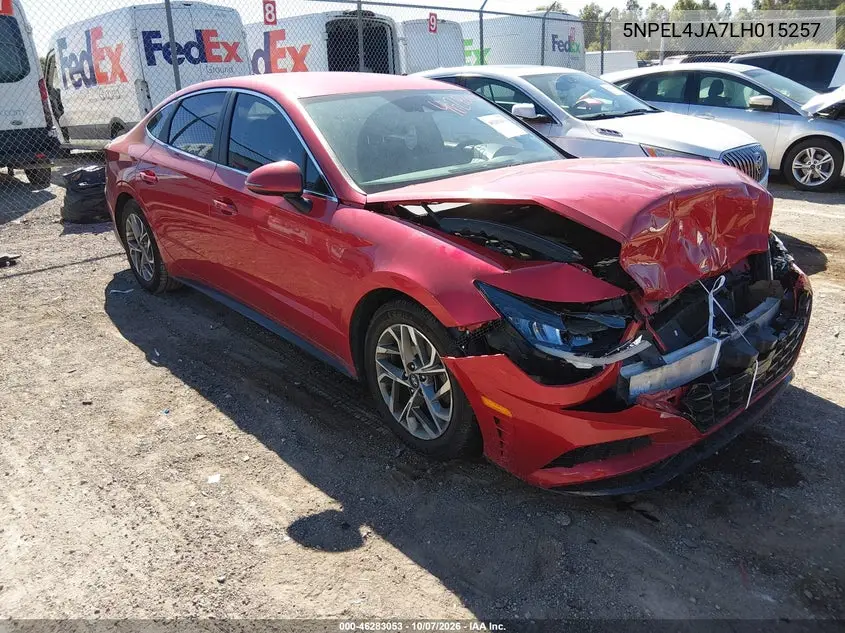 HYUNDAI SONATA 2020, VIN 5NPEL4JA7LH015257