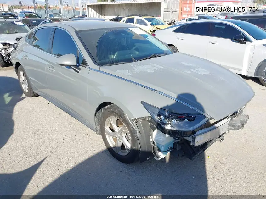 HYUNDAI SONATA 2020, VIN 5NPEG4JA8LH051754