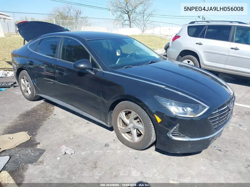 HYUNDAI SONATA 2020, VIN 5NPEG4JA9LH056008