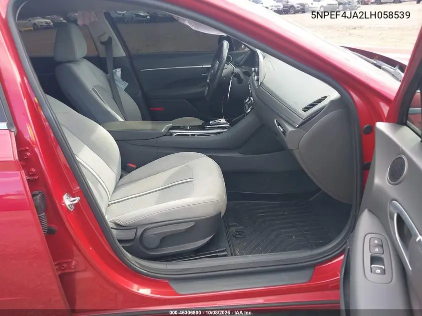 2020 HYUNDAI SONATA VIN 5NPEF4JA2LH058539 — фото 5