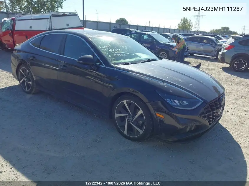 HYUNDAI SONATA 2021, VIN 5NPEJ4J23MH111287