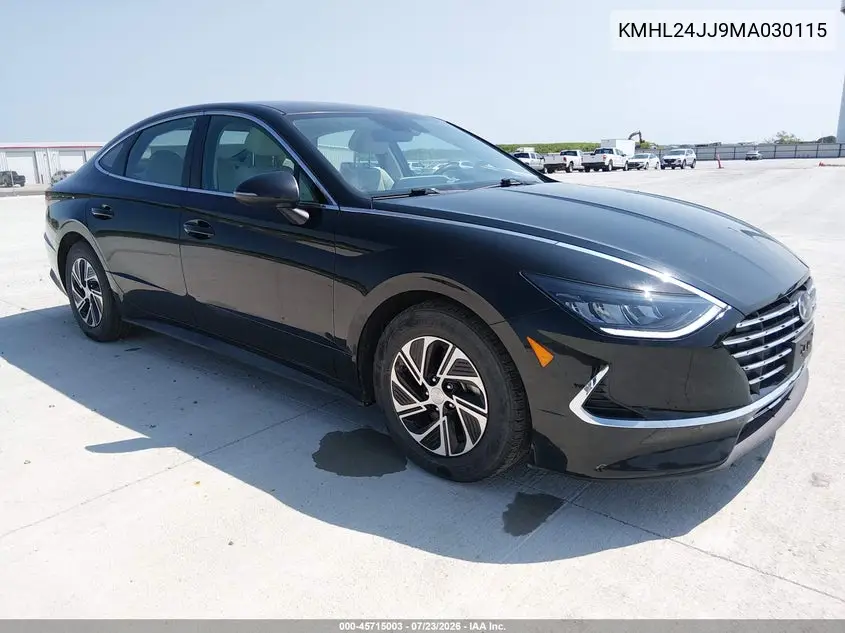 HYUNDAI SONATA 2021, VIN KMHL24JJ9MA030115