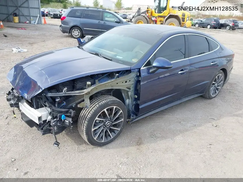 2021 HYUNDAI SONATA VIN 5NPEH4J2XMH128535 — фото 2