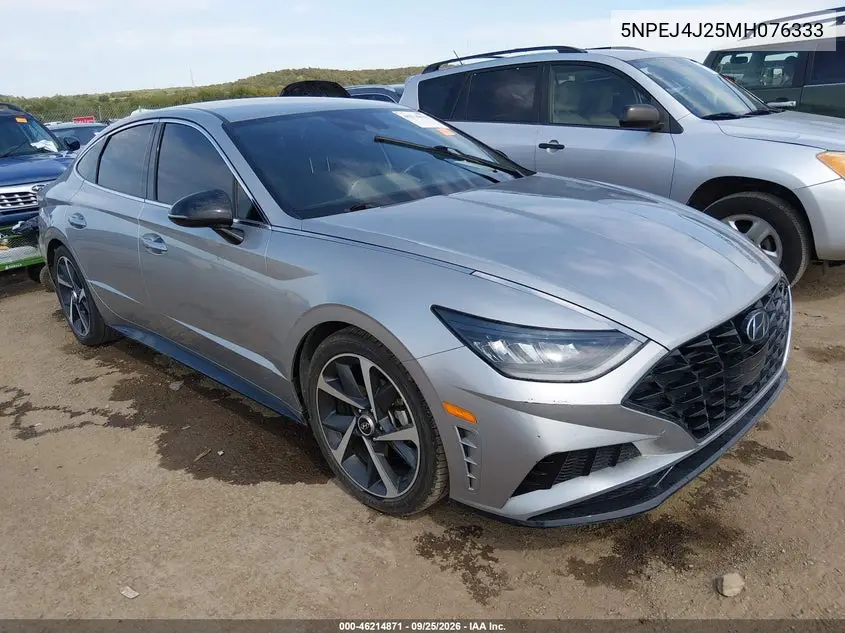 HYUNDAI SONATA 2021, VIN 5NPEJ4J25MH076333