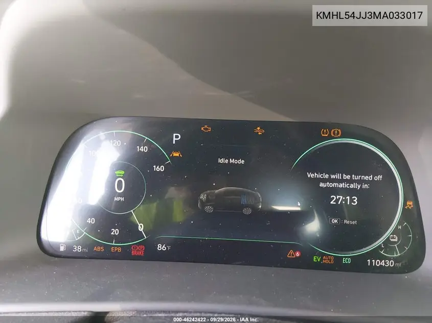 2021 HYUNDAI SONATA VIN KMHL54JJ3MA033017 — фото 7