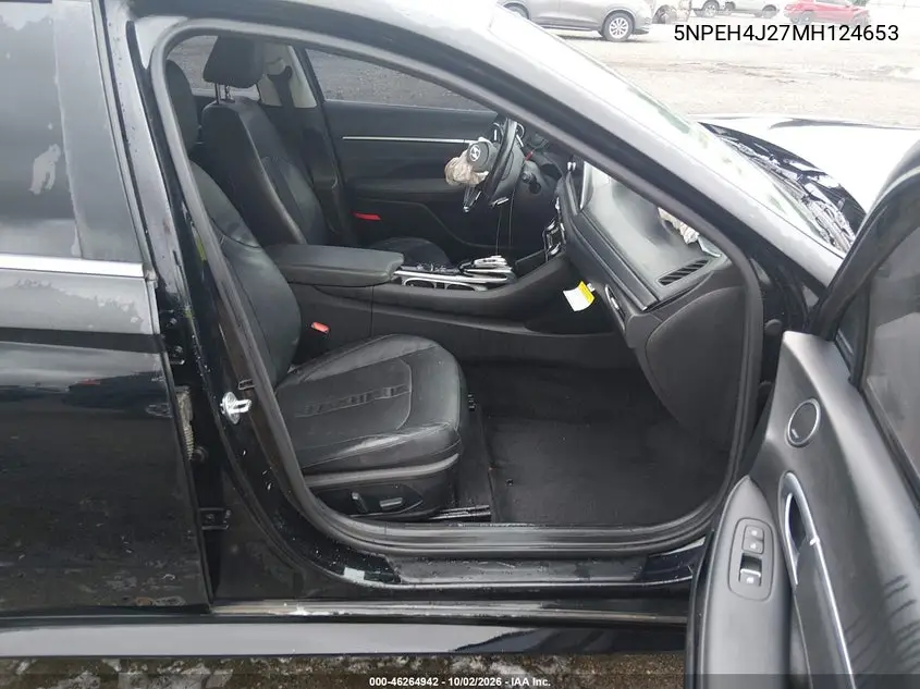 2021 HYUNDAI SONATA VIN 5NPEH4J27MH124653 — фото 5