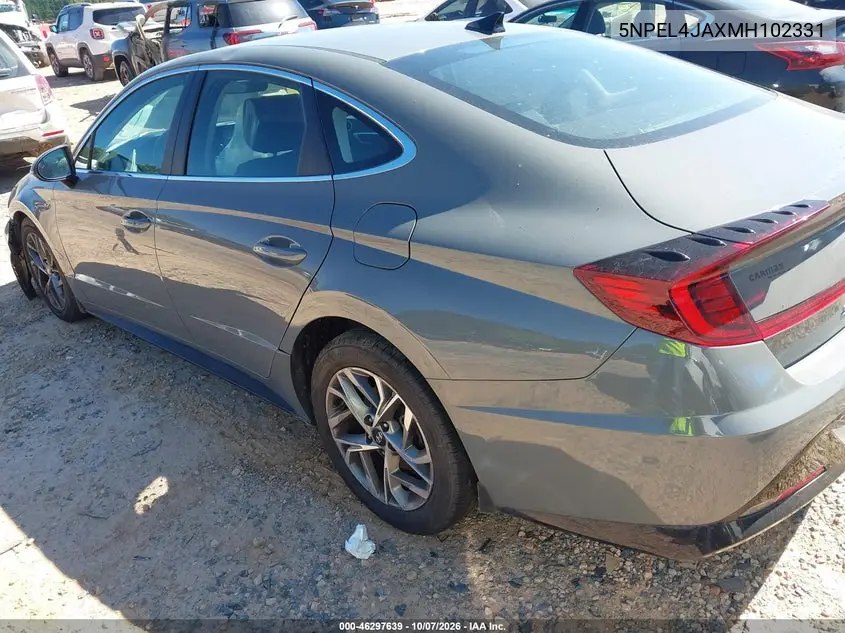 2021 HYUNDAI SONATA VIN 5NPEL4JAXMH102331 — фото 3