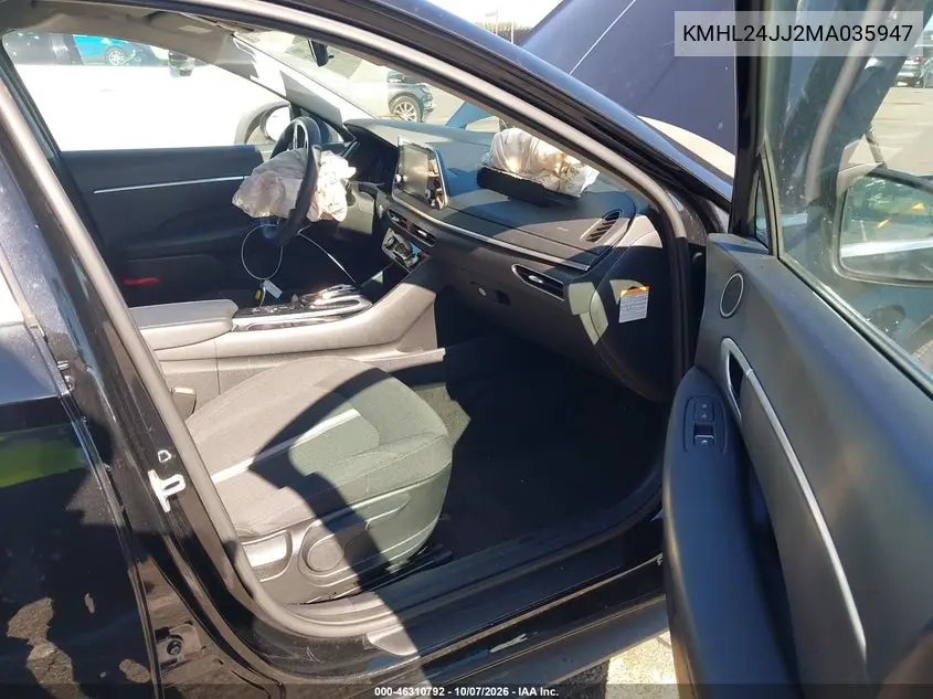 2021 HYUNDAI SONATA VIN KMHL24JJ2MA035947 — фото 5