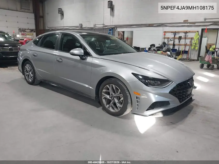 HYUNDAI SONATA 2021, VIN 5NPEF4JA9MH108175