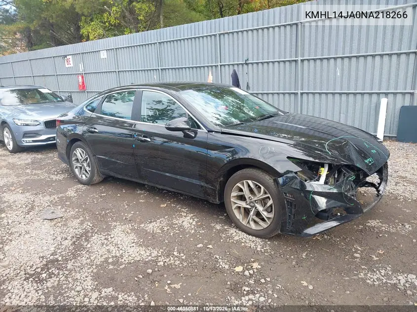 HYUNDAI SONATA 2022, VIN KMHL14JA0NA218266