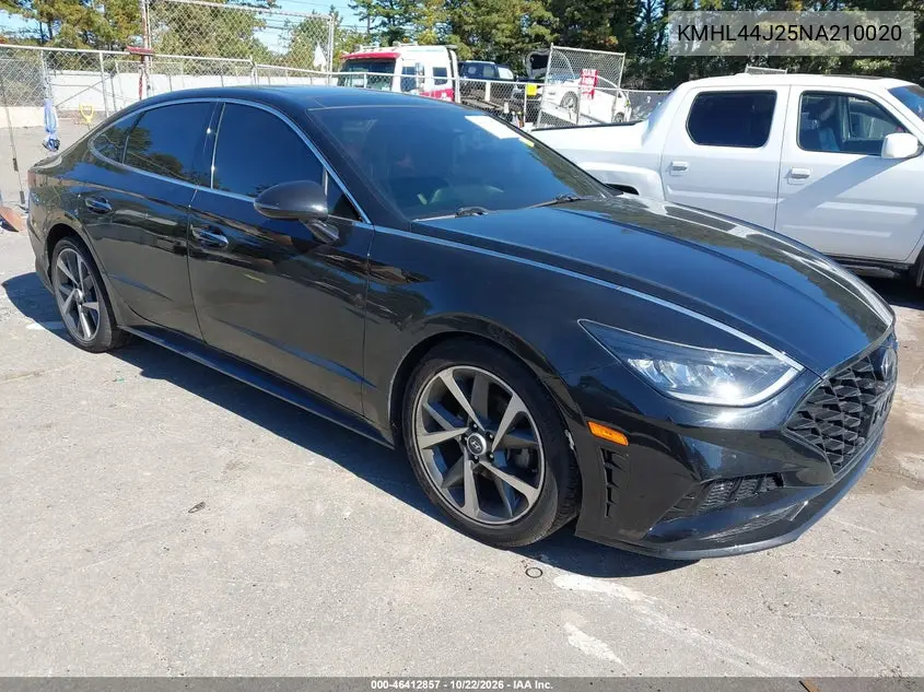 HYUNDAI SONATA 2022, VIN KMHL44J25NA210020