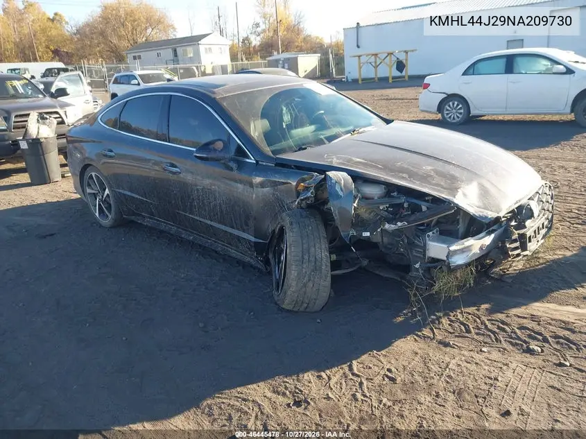 HYUNDAI SONATA 2022, VIN KMHL44J29NA209730