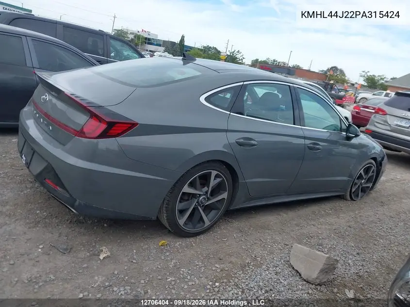 2023 HYUNDAI SONATA VIN KMHL44J22PA315424 — фото 12