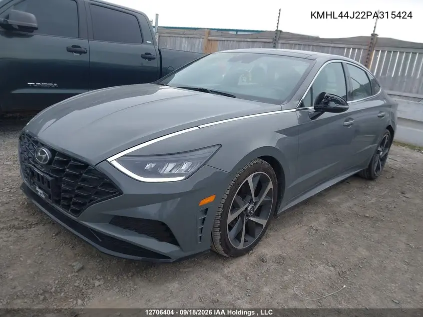 2023 HYUNDAI SONATA VIN KMHL44J22PA315424 — фото 2