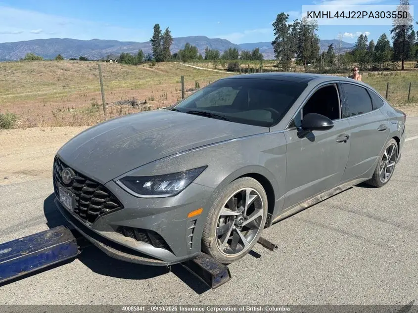 2023 HYUNDAI SONATA VIN KMHL44J22PA303550 — фото 2
